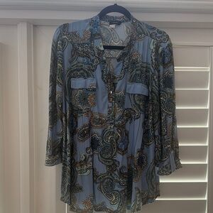 Cocomo Paisley Print Blouse